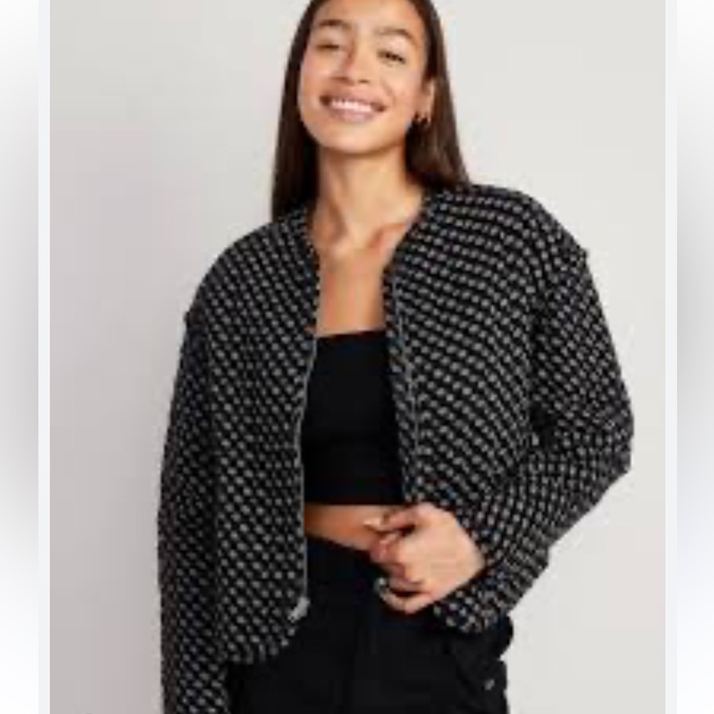 Quilted Bomber Jacket